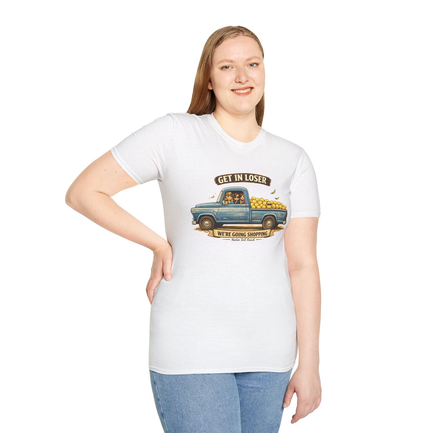 Unisex Softstyle "Get in Loser" T-Shirt
