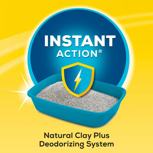 Purina Instant Action Clumping Cat Litter, Floral Scent, 35 Lb Pail