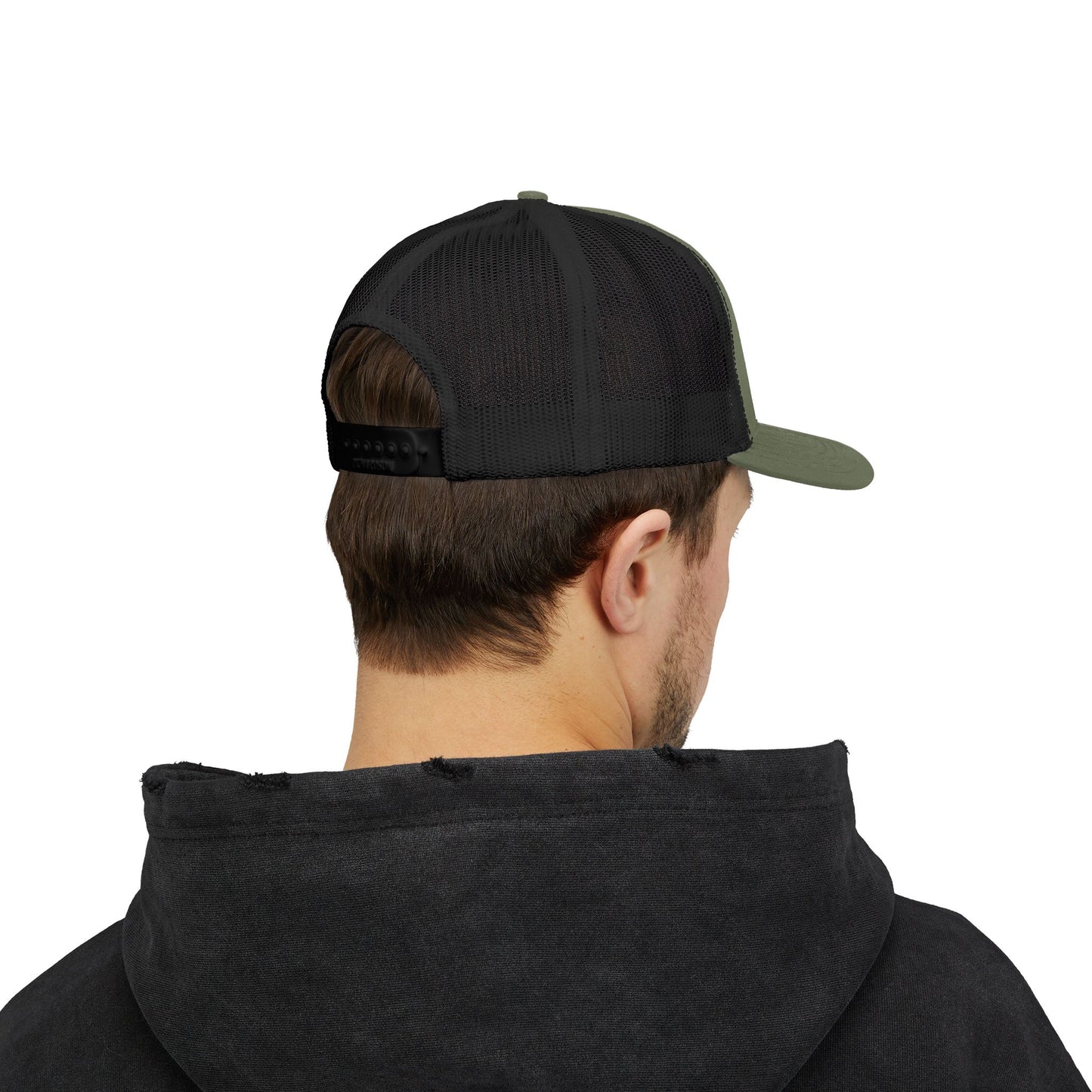 Don’t Be Chicken Sh!t Snapback Trucker Cap — Funny Retro Farm Hat